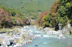 秋の御岳渓谷