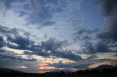夕焼け過ぎて‥