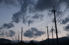夕暮れ