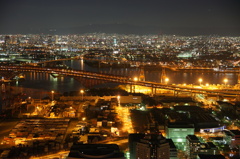 大阪の夜景。