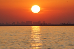 夕日