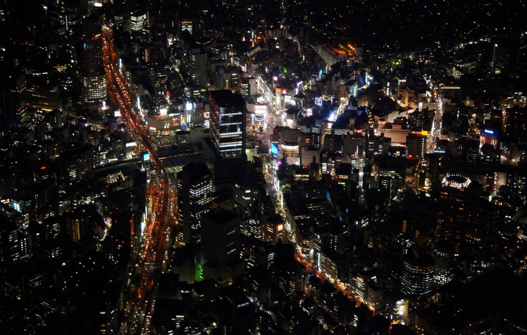 渋谷の夜景