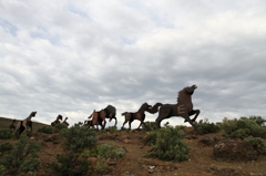 赤馬の行進