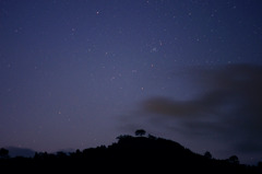 竹田城跡と夜空
