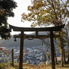 鳥居からの風景