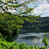 青蓮寺湖のさざ波①