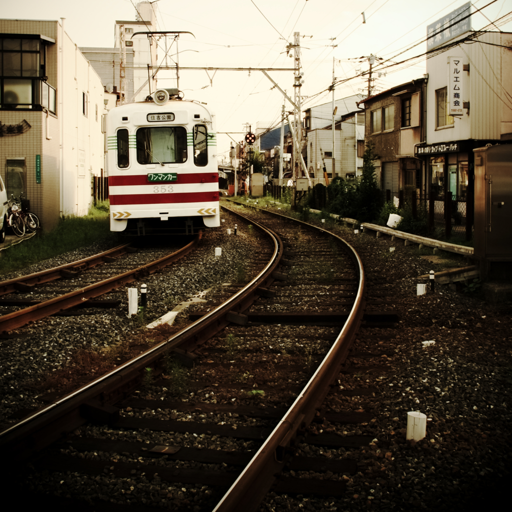 大阪阪堺線×夕暮れ×下町へ