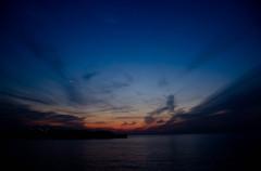 ある日の夕日
