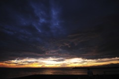 夕日