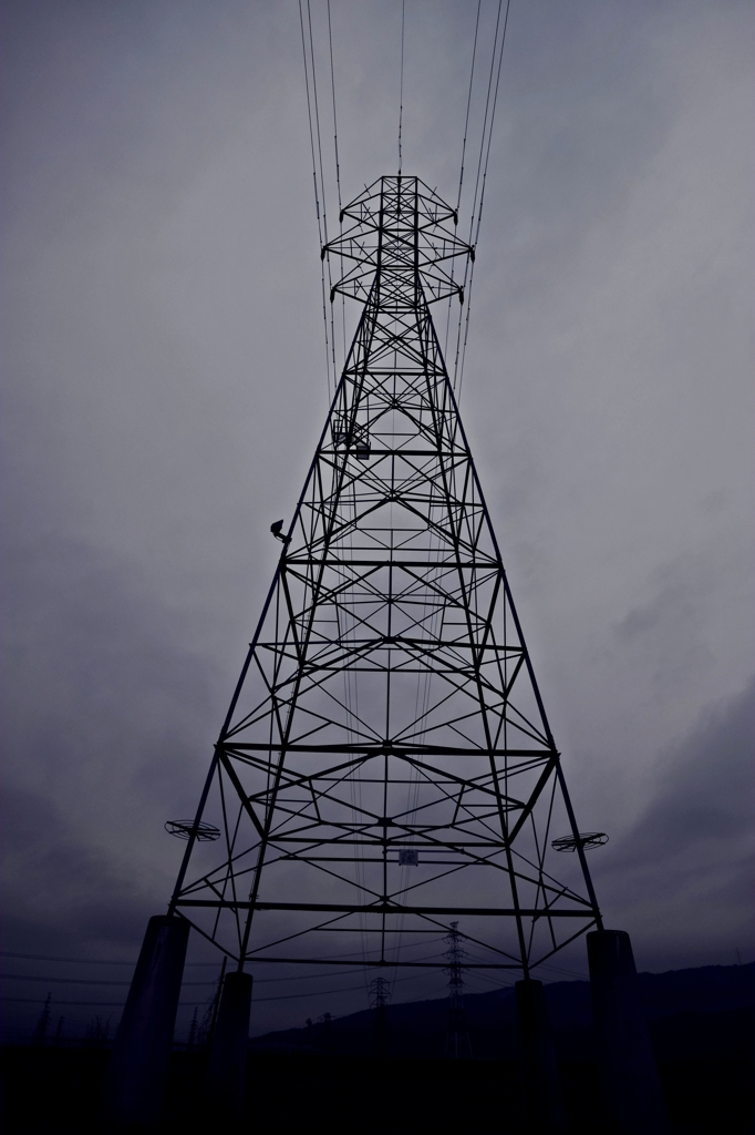 Cloud and steel tower2