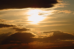 夕日