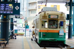 雨上がりの横川駅