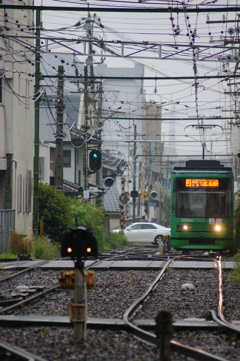 光る鉄路-広電宮島線