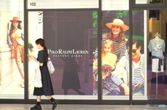 walk down a street