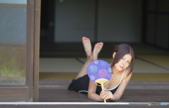 故郷の縁側で