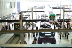 駅舎内入線
