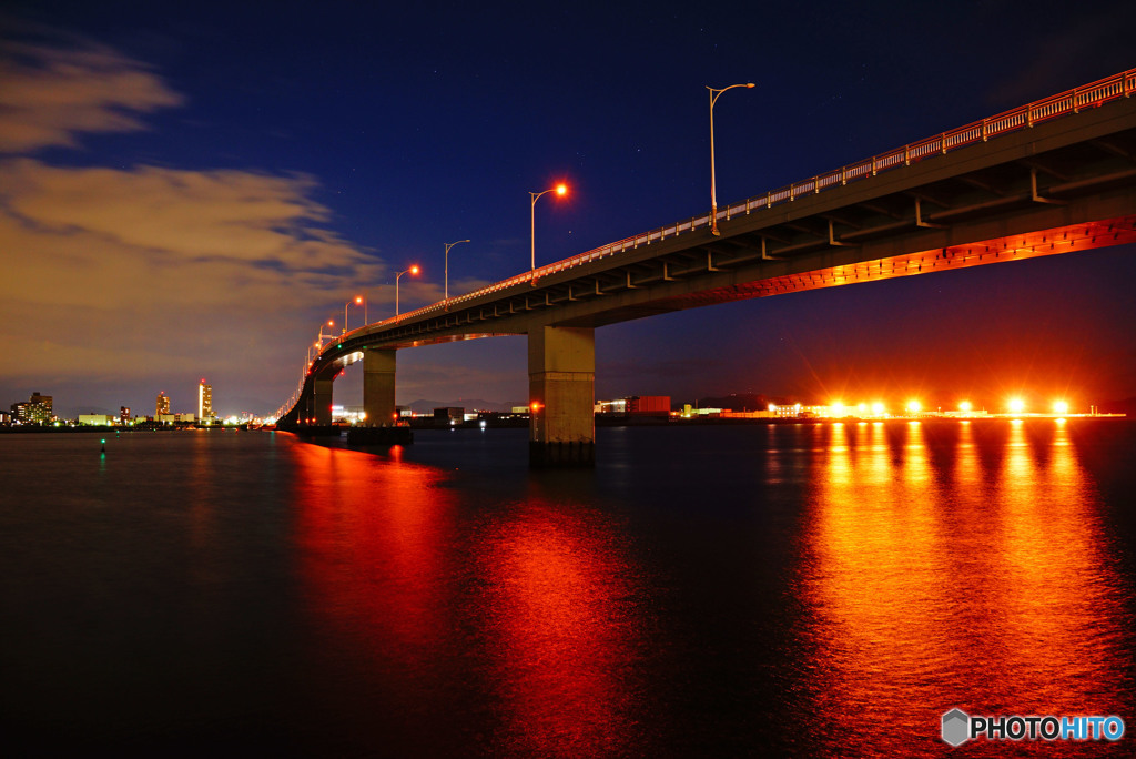 廿日市大橋-夜景