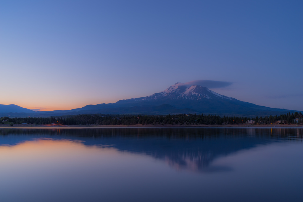 Mt. Shasta at daybreak