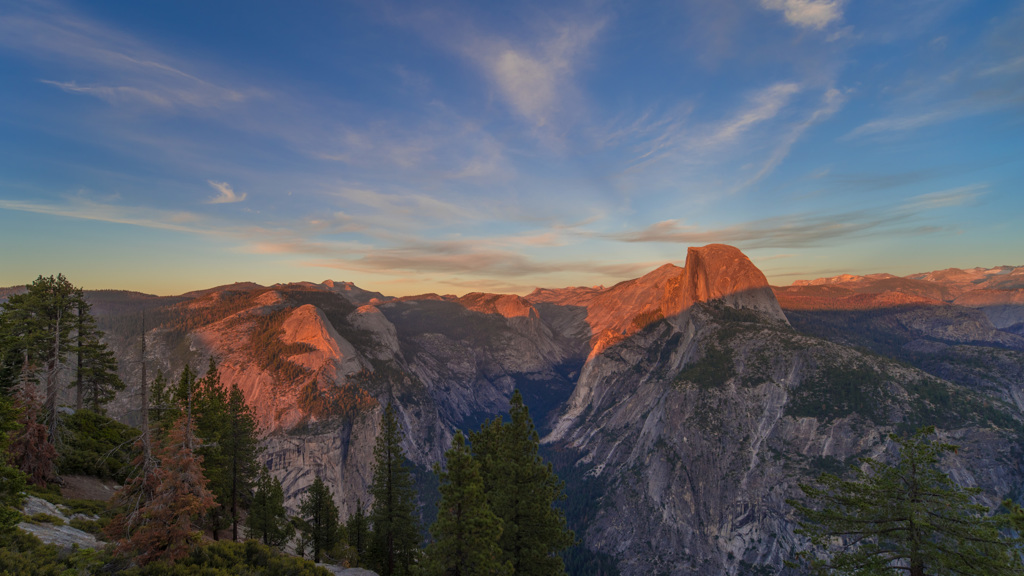 Sunset at Glacier Point