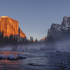 Sunset at Valley View Yosemite