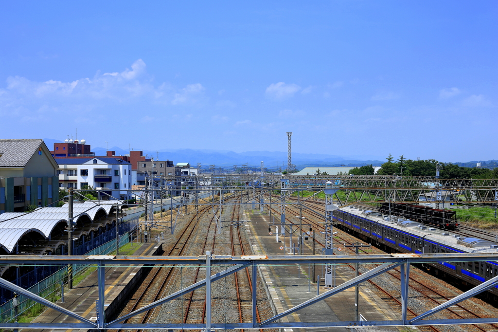 はらのまち駅からの風景