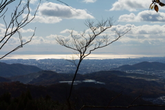 能勢妙見山のリフトからの眺め