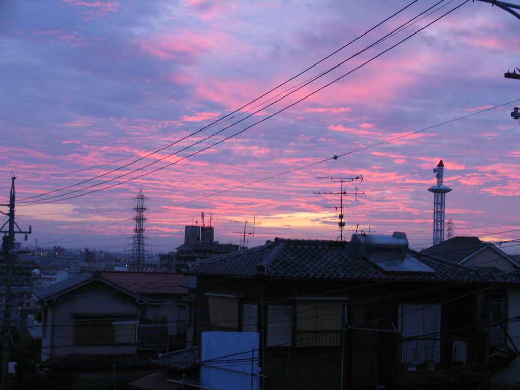 窓からの風景　早朝