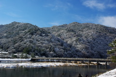 冬の渡月橋