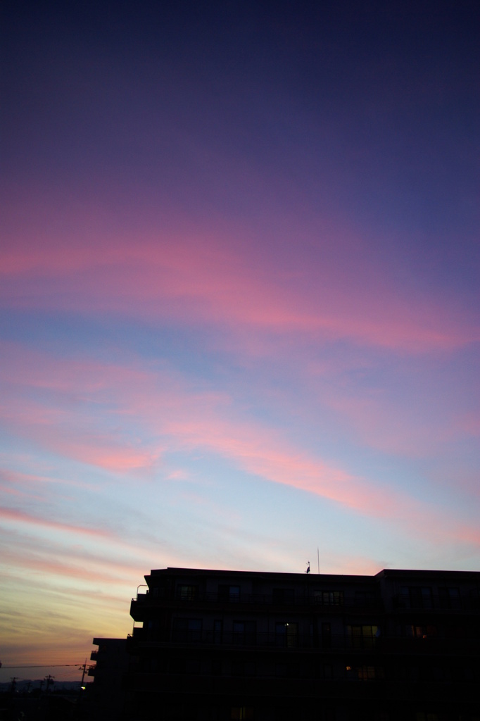 ある日の夕焼け