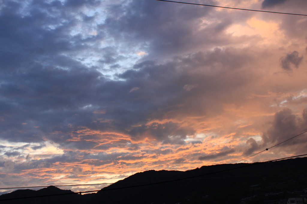 夕暮れ