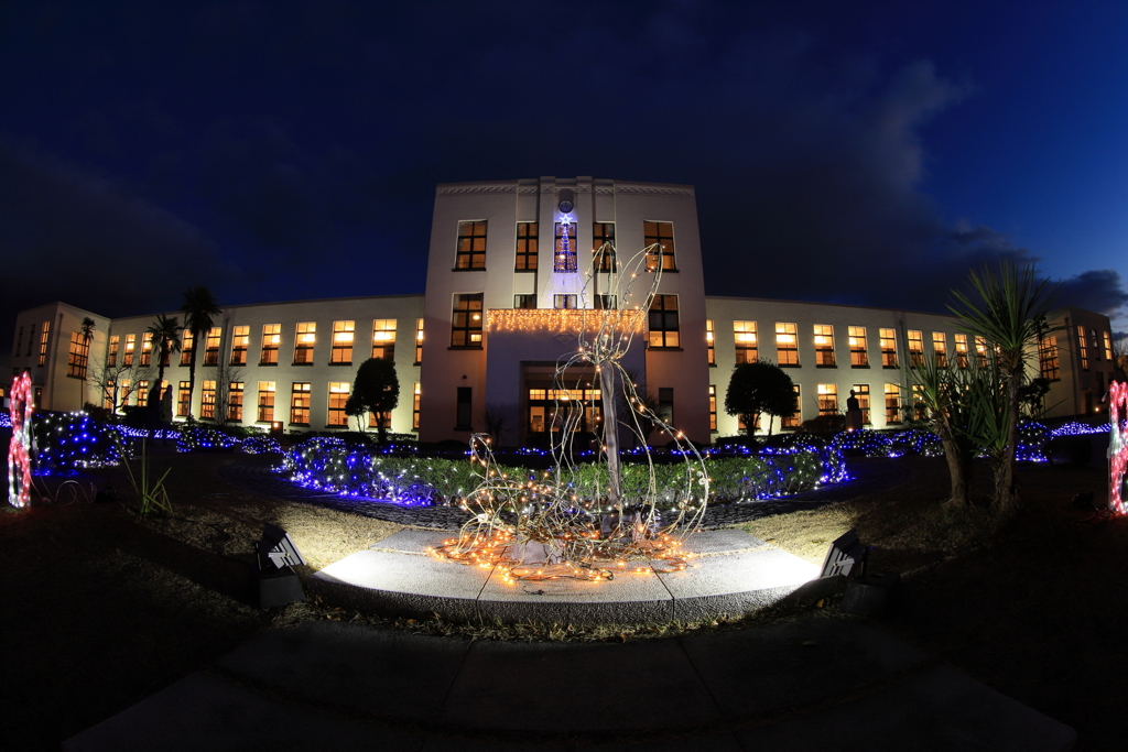 豊郷小学校ライトアップ_1