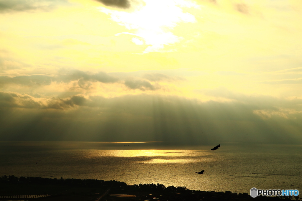 琵琶湖夕景