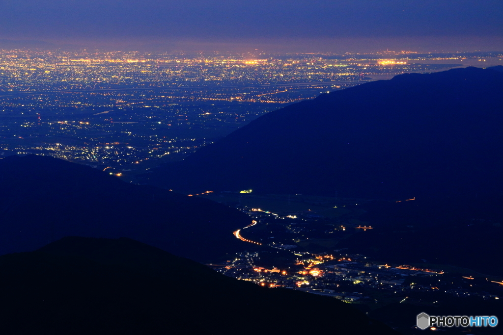 濃尾平野夜景