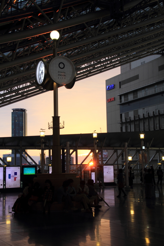 大阪夕景