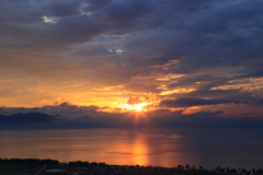 琵琶湖夕陽