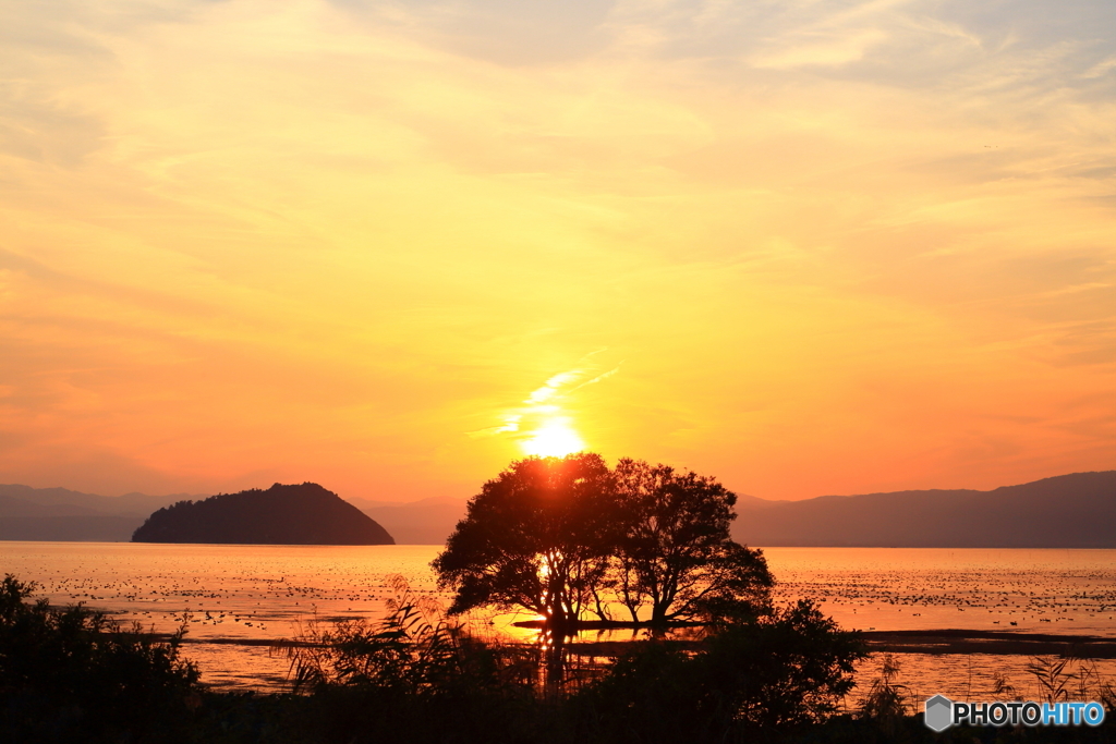 琵琶湖夕景_1