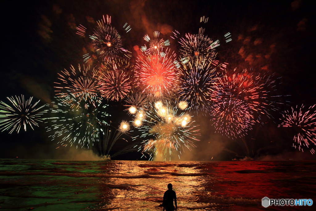 彦根の夜空を彩る花_5