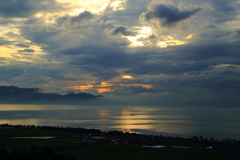 琵琶湖夕照