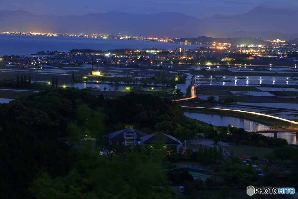 彦根黄昏