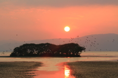 湖北夕景