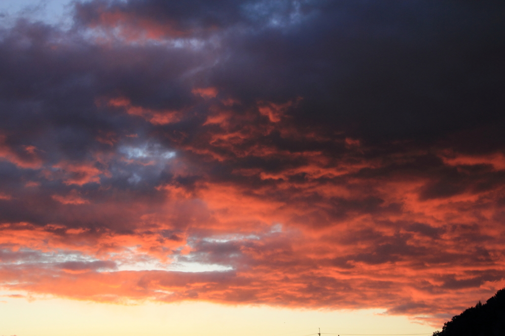 朝焼け雲