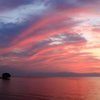 琵琶湖夕焼け