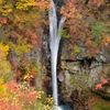 盛秋の駒止の滝