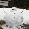『初雪だるま^^』