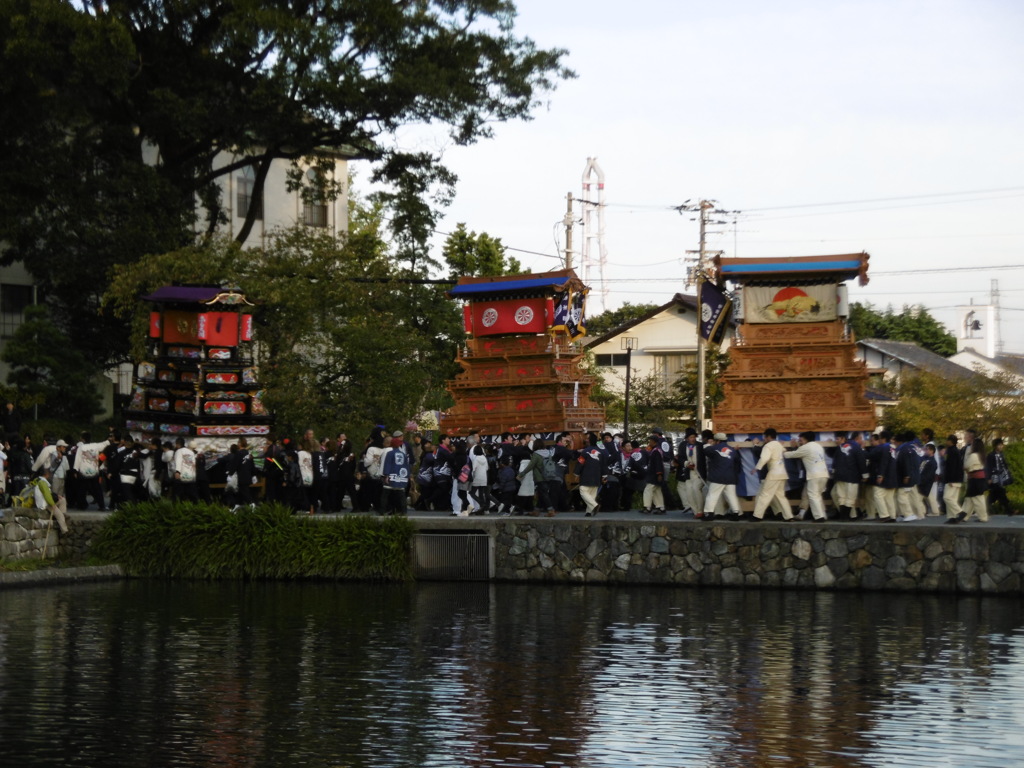 『西条祭り～御殿前①』