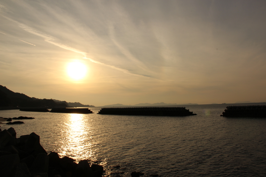 『どぉぉぉん夕陽だ^^』