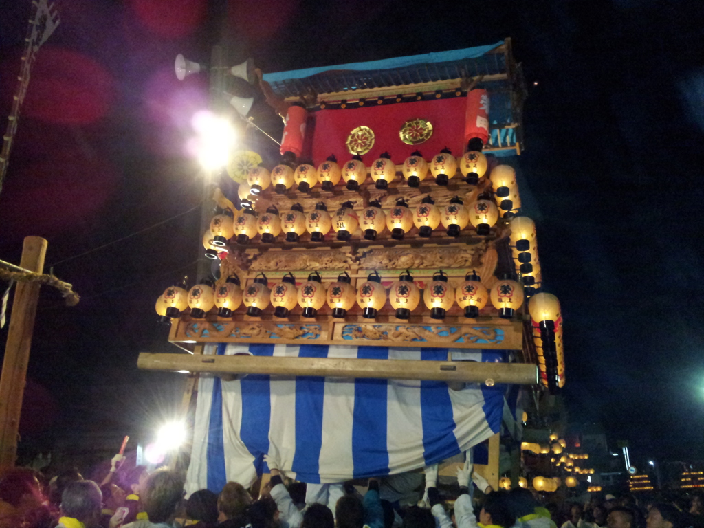 『西条祭り～お旅所・差し上げ①』