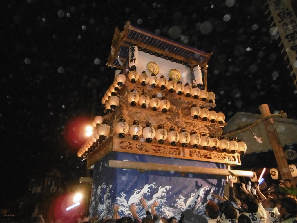 『西条祭り～お旅所・差し上げ』