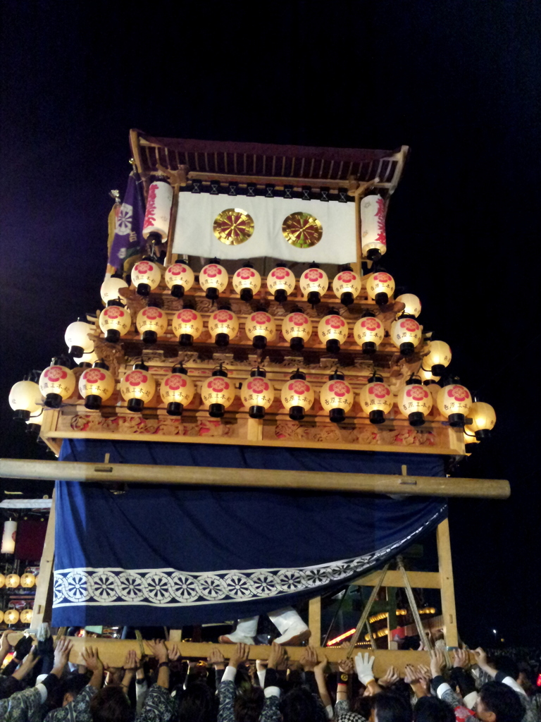 『西条祭り～お旅所・差し上げ②』