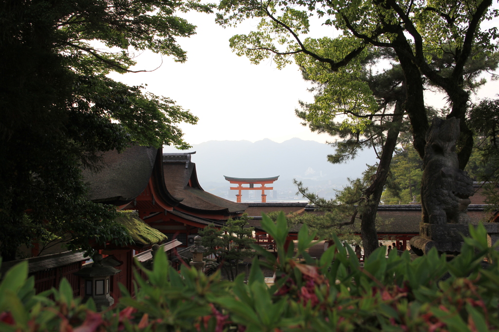 『厳島神社～鳥居・四』